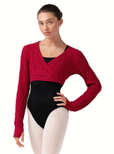 Load image into Gallery viewer, Ladies Cherry Atiyah Long Sleeve Wrap Top