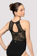 Load image into Gallery viewer, Ladies Black Majesty Halterneck Leotard