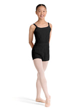 Load image into Gallery viewer, Girls Black Ember Knit Unitard