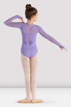 Load image into Gallery viewer, Girls Henny Mesh Wrap Top- Lilac