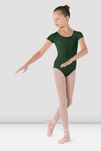 Load image into Gallery viewer, Girls Dujour Cap Sleeve Leotard (Variety of Colors)