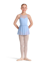 Load image into Gallery viewer, Girls Blue Kaleidoscope Mesh Skirt