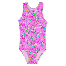 Load image into Gallery viewer, Girls Unicorn Favorite Things Gymnastics Leotard