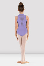 Load image into Gallery viewer, Girls Rosey Zip Front Leotard- Lilac