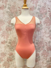Load image into Gallery viewer, Ladies Madame X Coral With Rose Leotard