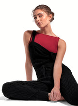 Load image into Gallery viewer, Ladies Black Haliay Knit Jumpsuit