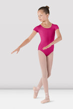 Load image into Gallery viewer, Girls Dujour Cap Sleeve Leotard (Variety of Colors)