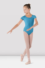Load image into Gallery viewer, Girls Dujour Cap Sleeve Leotard (Variety of Colors)