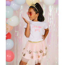 Load image into Gallery viewer, Girl Gold Tiara Headband
