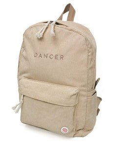 Corduroy Dancer Backpack- Oatmeal