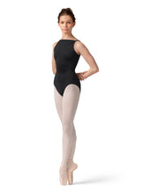 Load image into Gallery viewer, Ladies Black Zephyr Boat Neck Leotard
