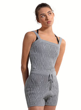 Load image into Gallery viewer, Ladies Grey Marle Celyn Knit Unitard