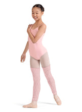 Load image into Gallery viewer, Girls Candy Pink Alba Knit Leg Warmers