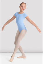 Load image into Gallery viewer, Girls Blue Kaleidoscope Boat Neck Leotard