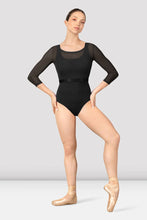 Load image into Gallery viewer, Ladies Black Majesty 3/4 Sleeve Top