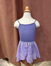 Load image into Gallery viewer, Girls Chiffon Lilac Whimsical Mock Wrap Skirt