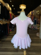 Load image into Gallery viewer, Kids Pink Glitter Skirt Short Sleeve Dress