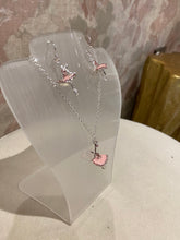 Load image into Gallery viewer, 3D Ballerina Necklace &amp; Earring Set
