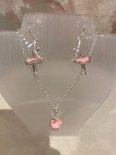 Load image into Gallery viewer, 3D Ballerina Necklace &amp; Earring Set
