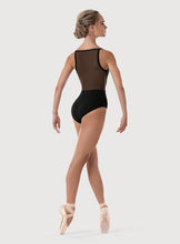 Load image into Gallery viewer, Ladies Vivica Mesh Back Leotard Black