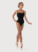 Load image into Gallery viewer, Ladies Vivica Mesh Back Leotard Black