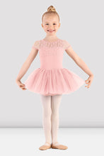 Load image into Gallery viewer, Girls Pink Majesty Cap Sleeve Tutu Dress