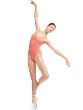 Load image into Gallery viewer, Ladies Madame X Coral With Rose Leotard