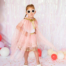 Load image into Gallery viewer, Girls Pink Star Cape