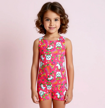 Load image into Gallery viewer, Girls Lucky Playsuit