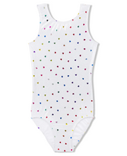 Load image into Gallery viewer, Girls Heart Shimmer Leotard