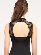 Load image into Gallery viewer, Adult Woodstock Black High Neck Leotard