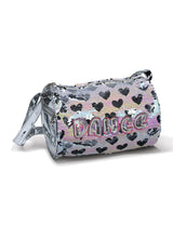 Load image into Gallery viewer, Sequin Hearts Pearlescent Duffle