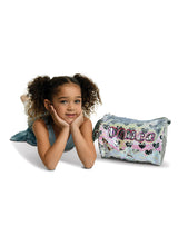 Load image into Gallery viewer, Sequin Hearts Pearlescent Duffle