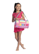 Load image into Gallery viewer, Quilted Heart Rainbow Duffle Bag