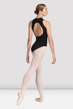 Load image into Gallery viewer, Ladies Mirella Black Miami Zip Front Leotard