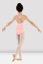 Load image into Gallery viewer, Girls Pink Majesty Cross Back Leotard