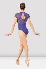 Load image into Gallery viewer, Ladies Tanzanite Majesty High Neck Leotard