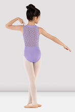 Load image into Gallery viewer, Girls Lilac Majesty Zip Front Leotard