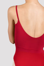 Load image into Gallery viewer, Ladies Ruby Scoop Back Leotard- Red