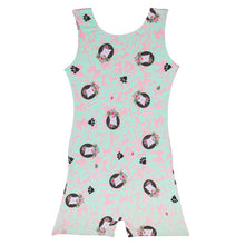Load image into Gallery viewer, Girls Kitty Bows Biketard