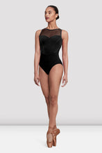 Load image into Gallery viewer, Ladies Sofia High Neck Open Back Tank Leo