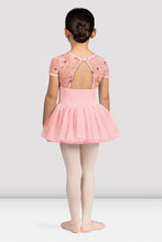 Load image into Gallery viewer, Girls Belle Floral Cap Sleeve Tutu Dress Candy Pink