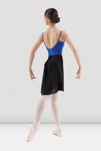 Load image into Gallery viewer, Ladies Mirella Georgette Wrap Black Skirt