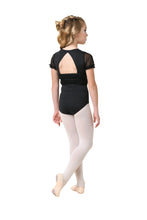 Load image into Gallery viewer, Girls Willow Black Leotard