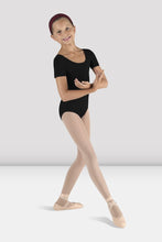 Load image into Gallery viewer, Girls Short Sleeve Round Neck Leotard (Variety of Colors)