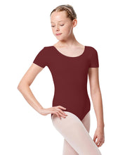 Load image into Gallery viewer, Girls Tina Short Sleeve Leotard (Variety of Colors)