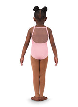 Load image into Gallery viewer, Girls Kendra Lace Print Mesh Back Light Pink Cami Leo