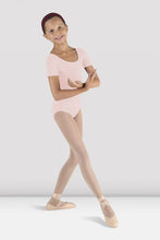 Load image into Gallery viewer, Girls Short Sleeve Round Neck Leotard (Variety of Colors)