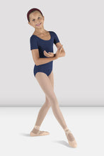 Load image into Gallery viewer, Girls Short Sleeve Round Neck Leotard (Variety of Colors)