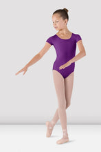 Load image into Gallery viewer, Girls Dujour Cap Sleeve Leotard (Variety of Colors)